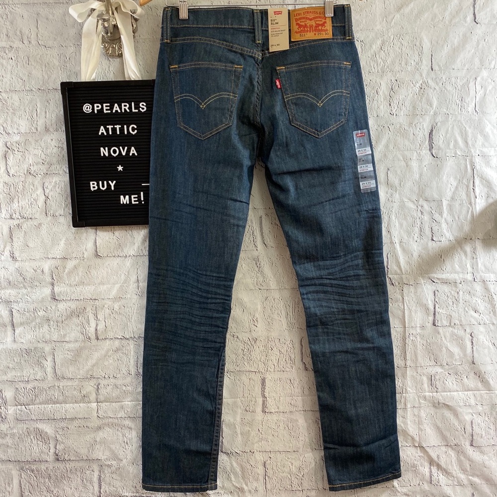 Levi’s Original 511 Slim Denim Jeans - Picture 8 of 13